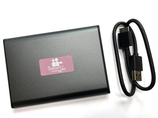 Portable USB Hardrive with Unedited Footage